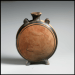 Ancient flask from Campania, Italy. Terracotta, 3rd – 2nd century BCE Open access provided by the Metropolitan Museum of Art